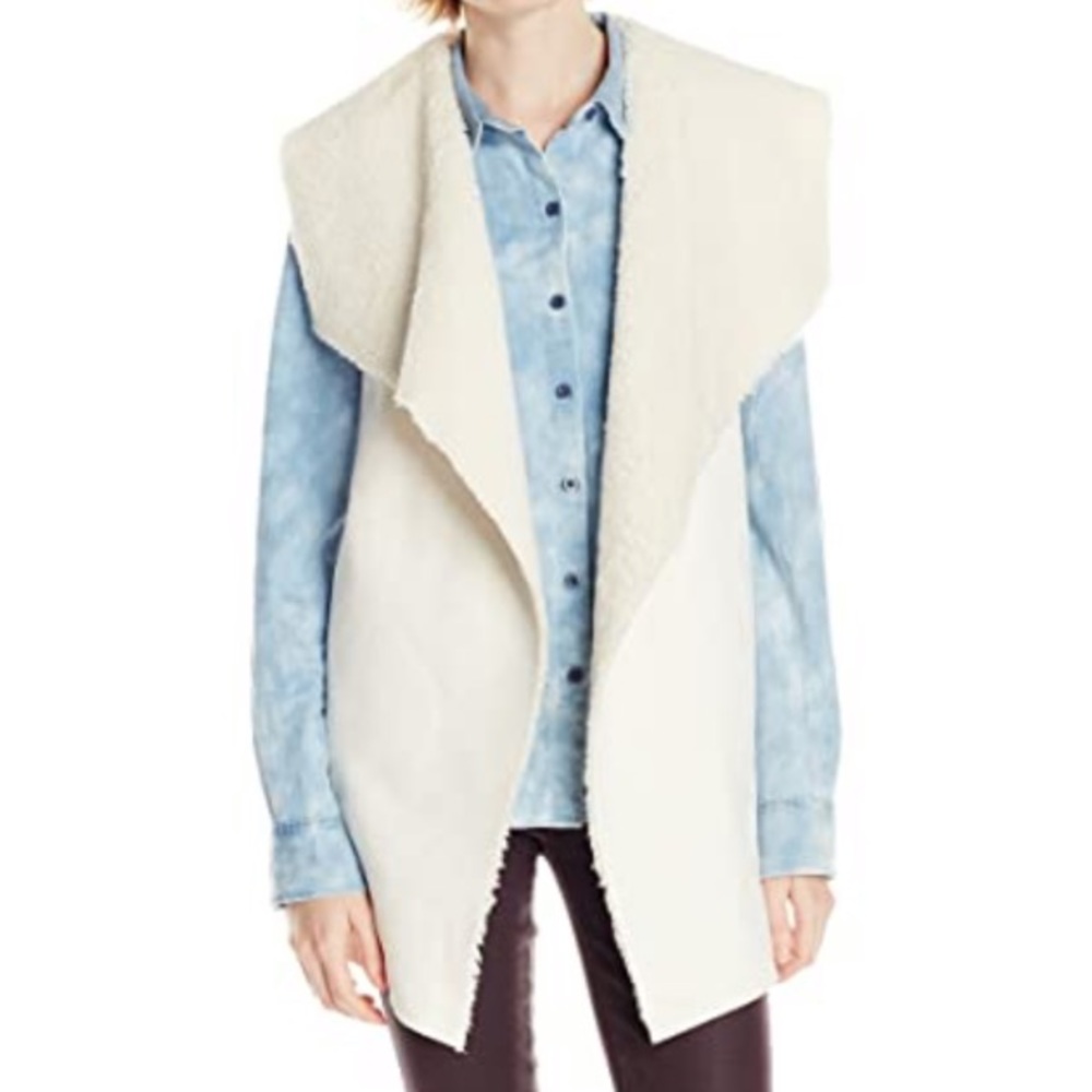 Almost Famous Sherpa Suede Vest boho